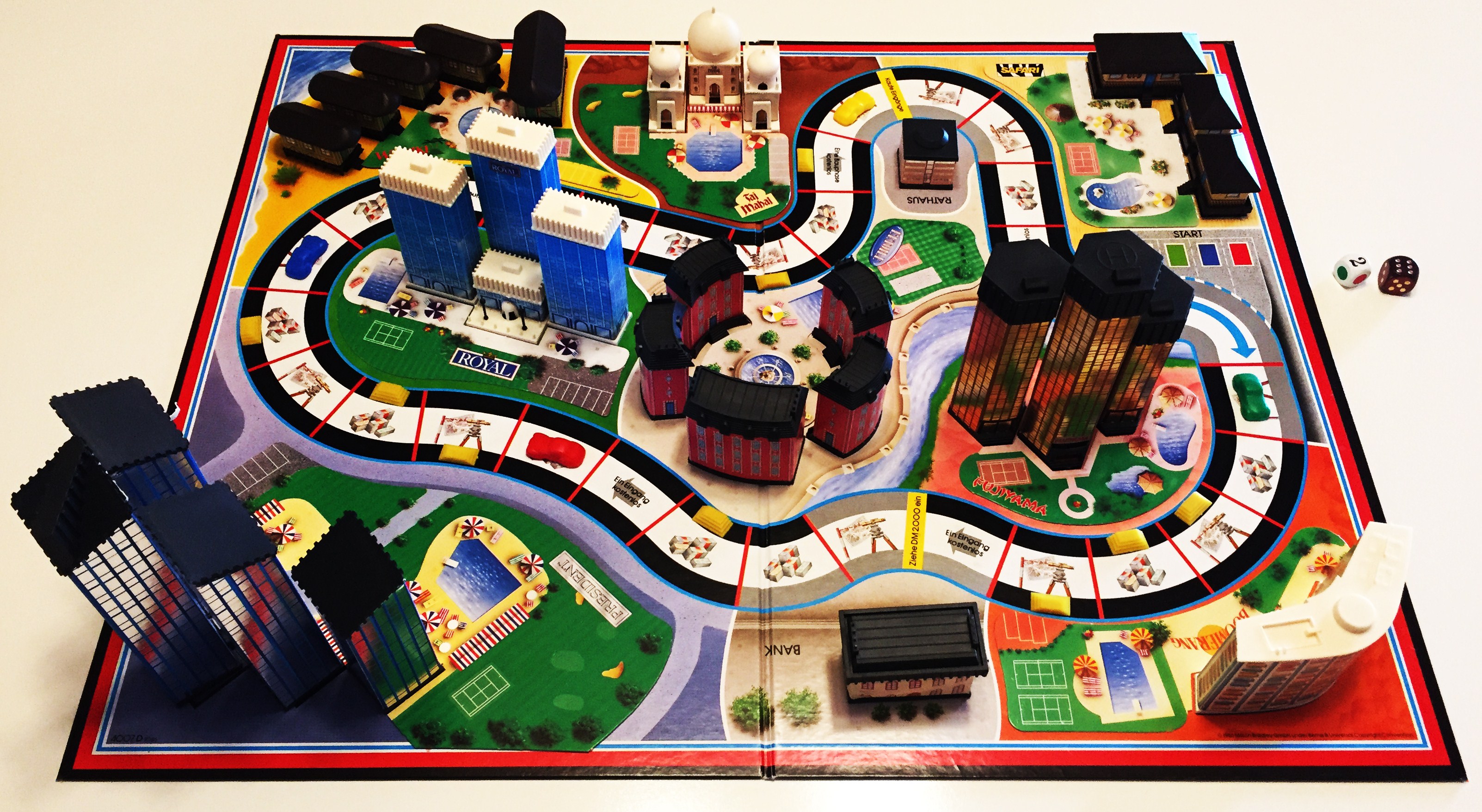 Jeux de société ancien Hotel - version 2002 - Set complet