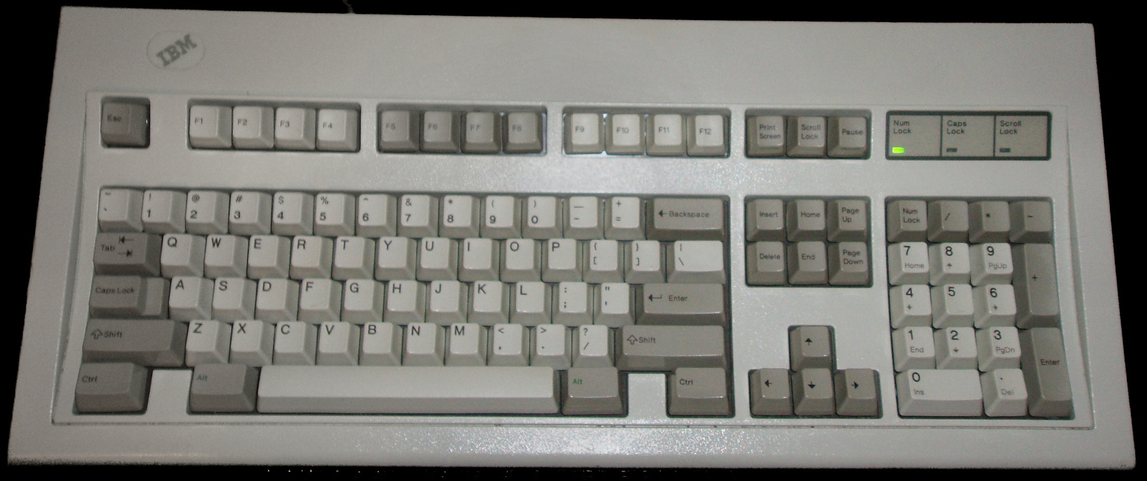 File:IBM Model M keyboard (US layout with 101 keys).jpg