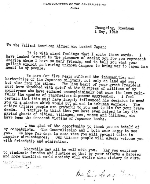 File:Letter of Gratitude to the Doolittle Raiders.jpg