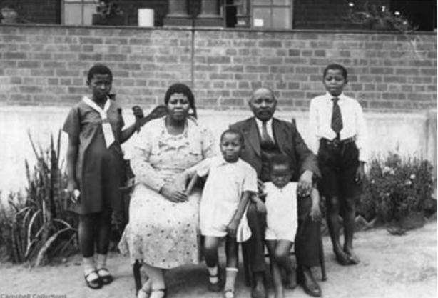 File:Mid 1930s John and Angelina Dupe with l to r Nomagugu-Joan Lulu-James Sipho -Douglas Sobanto.JPG