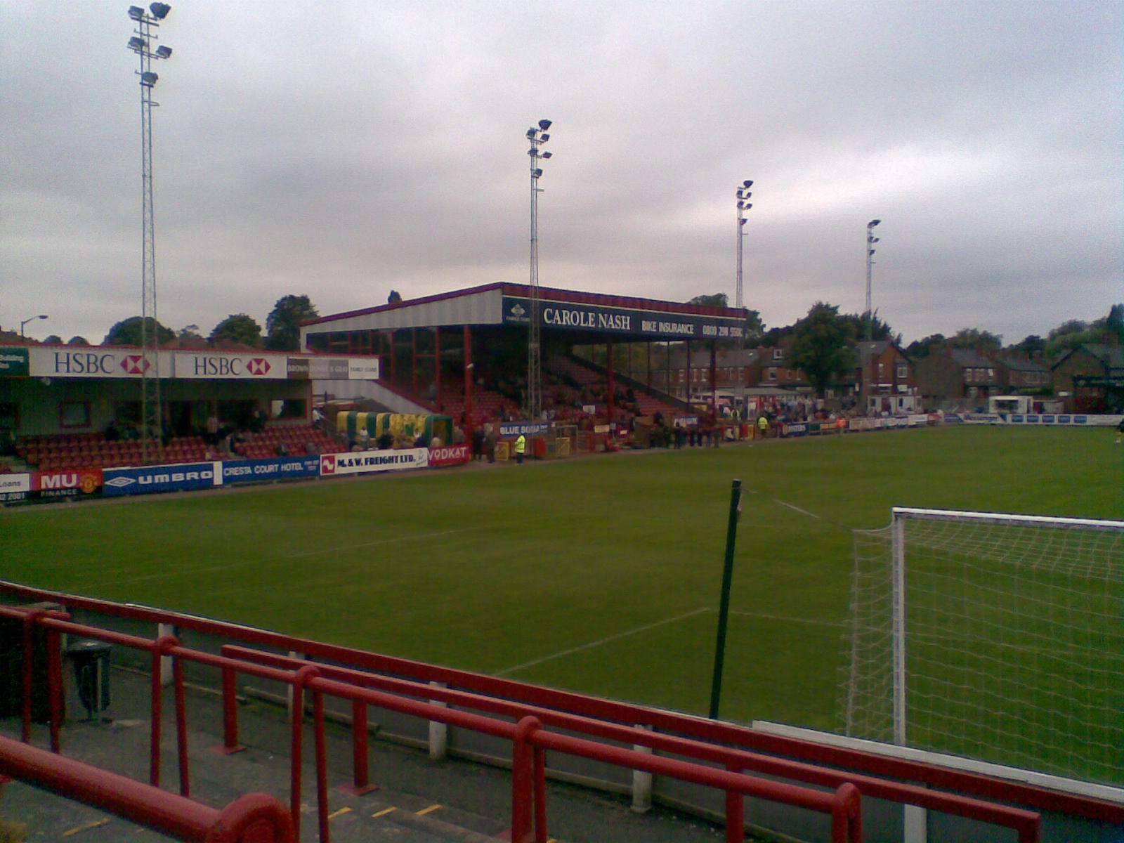 Altrincham Football Team from England