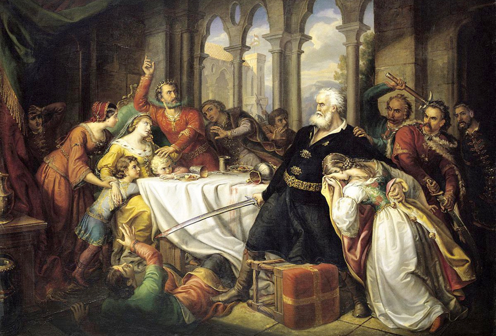 Felician Záh tries to kill the Hungarian royal family (Soma Orlai Petrich)