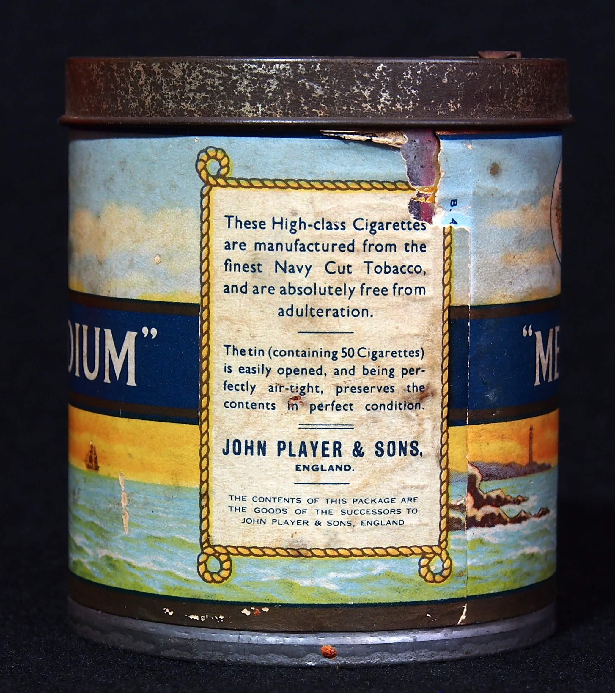 Cigarettes manufactured from Navy Cut Tobacco by John Player