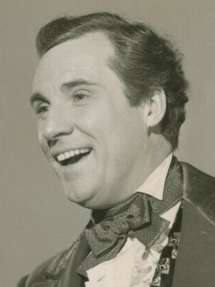 Ray Middleton, wearing bowtie. Headshot, facing left