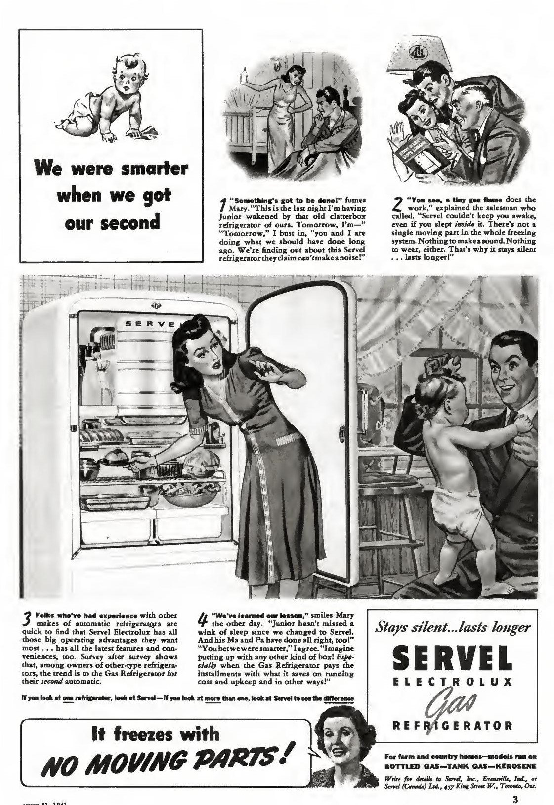 File Servel Electrolux Gas Refrigerator Ad 1941 Jpg Wikimedia Commons