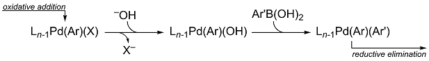 Hydrox-palladium transmetalation pathway for the Suzuki-Miyaura reaction