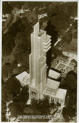 Festival Tower of the Empire Exhibition 1938 Glasgow