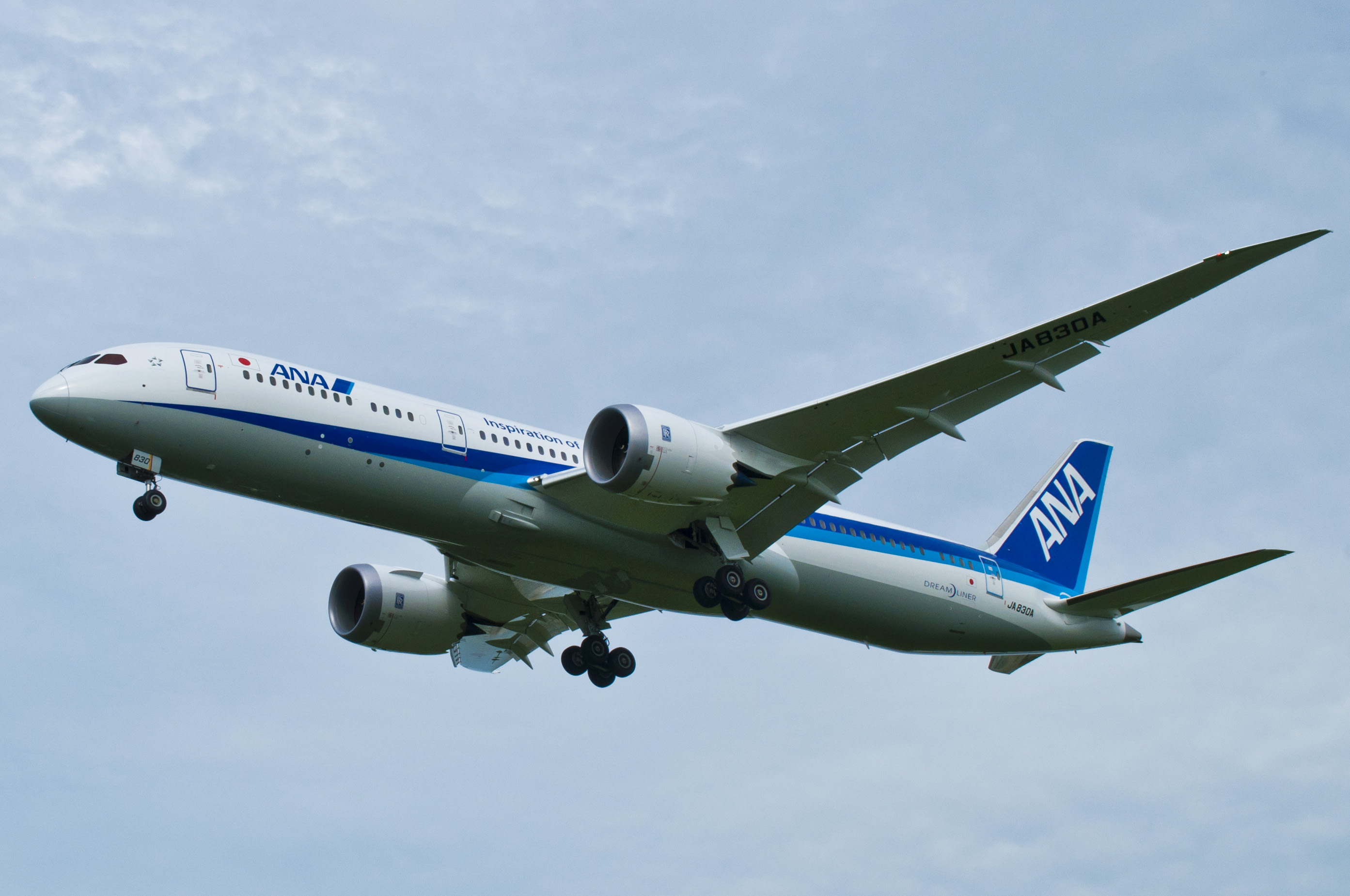 File:ANA Boeing 787-9 JA830A.jpg - 維基百科，自由嘅百科全書