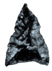 Obsidian projectile point Arrowhead.jpg