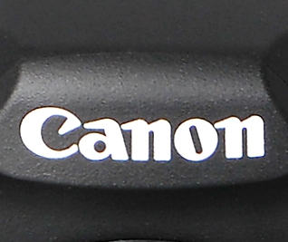 canon logo black