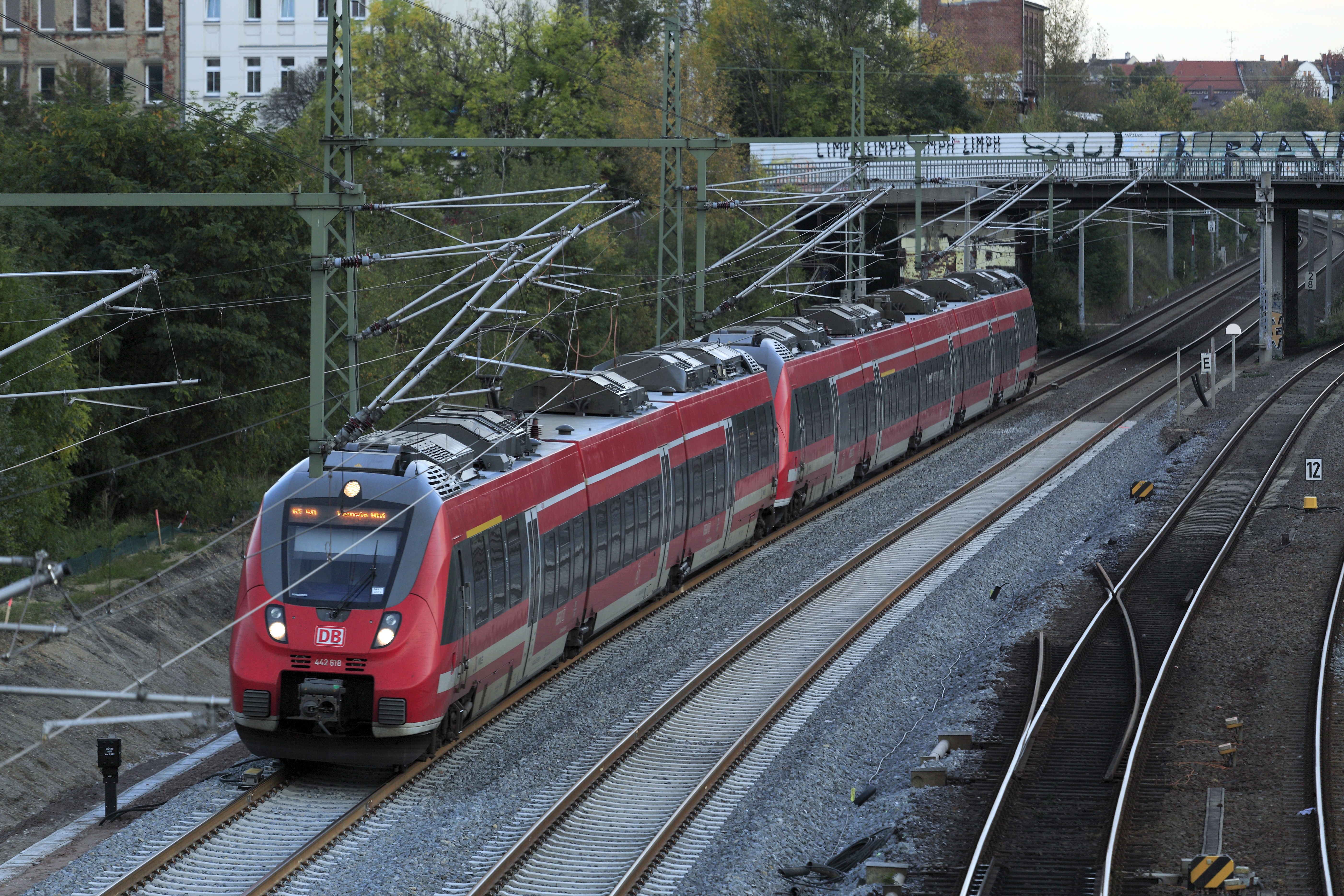 左側通行のドイツ鉄道