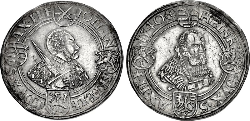 File:Johann Friedrich und Heinrich, Taler 1540, Annaberg, CNG.jpg