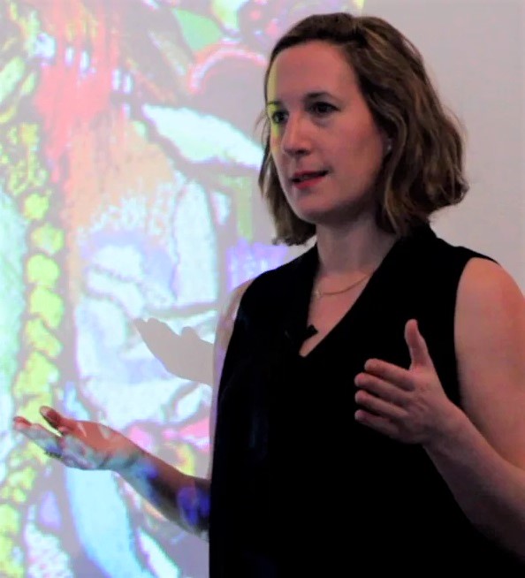 Frank discusses her exhibition at the [[Blanton Museum of Art]] in 2015