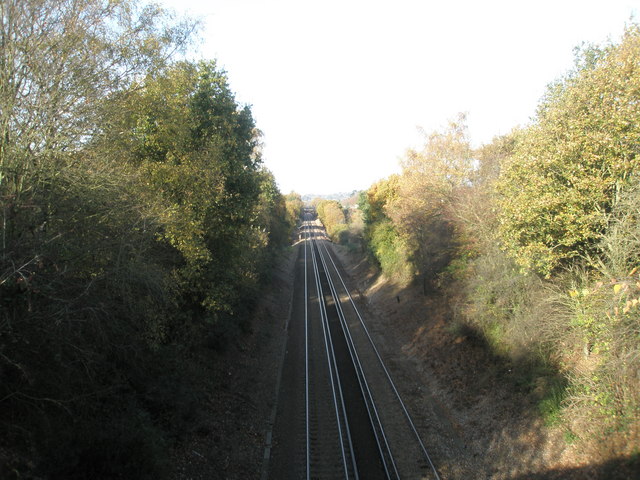 File:On railway bridge looking north-west - geograph.org.uk - 609356.jpg