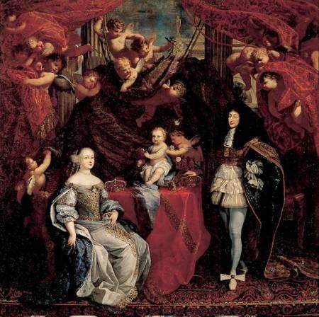 File:Portrait of Carlo Emanuele II and his wife Maria Giovanna Battista of Savoy and their son Vittorio Amedeo in 1666 by Charles Dauphin.jpg