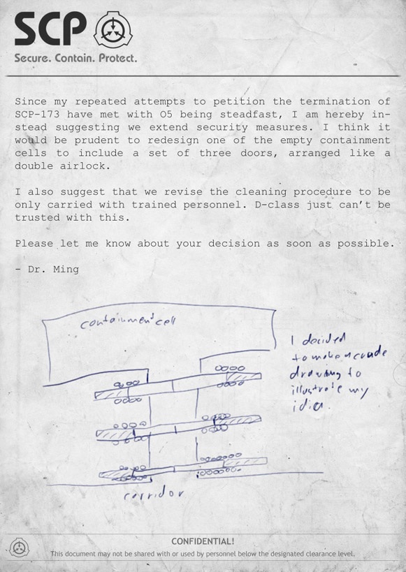 SCP-173 But it's a Collaborative Log - SCP Foundation