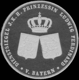 File:Siegelmarke Dienssiegel J.Königl. Hoheit Prinzessin Ludwig Ferdinand von Bayern W0381074.jpg