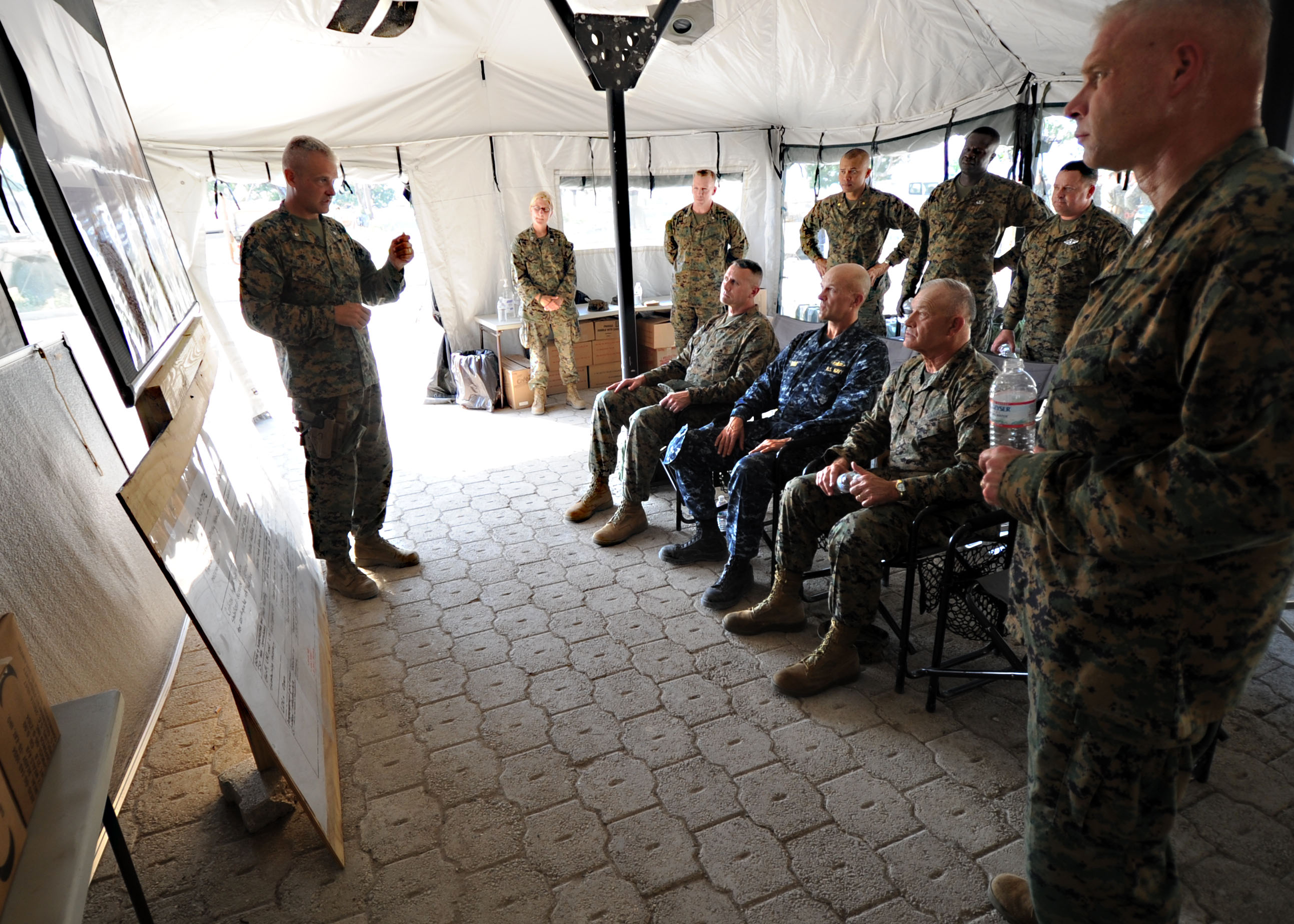 File U S Marine Corps Lt Col Rob Fulford Describes The 22nd Marine Expeditionary Unit S Mission And