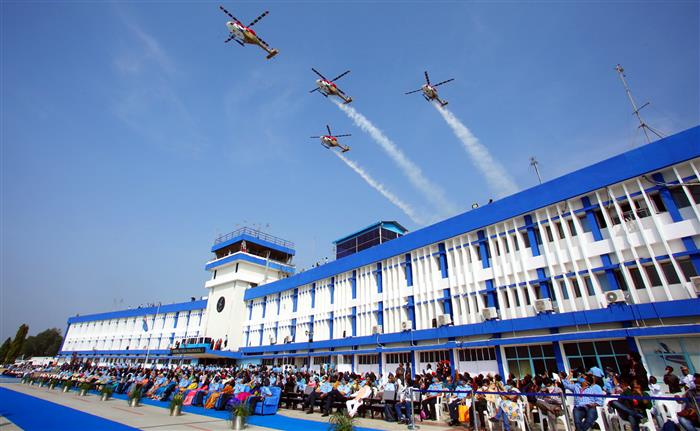 File:Union Minister for Defence Rajnath Singh witnessing the Combined Graduation Parade of Autumn term, at Air Force Academy, Hyderabad 2020.jpg