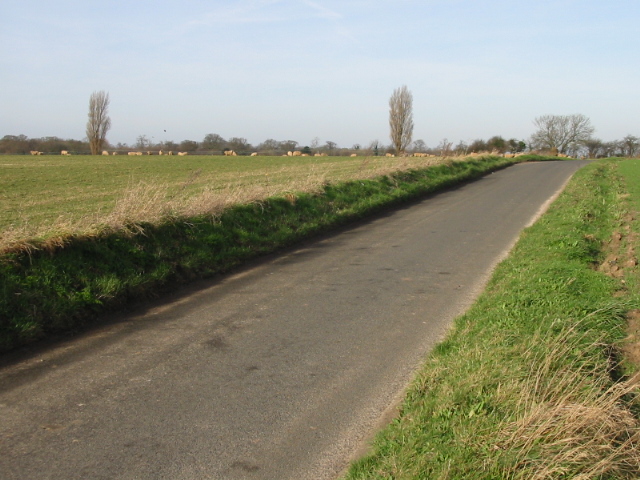 File:View along road near Chillenden - geograph.org.uk - 677905.jpg
