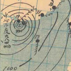1946年7月18日的天氣圖（由日本氣象廳繪畫）