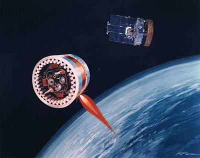 ASM-135 ASAT and SolWind (artist impression)