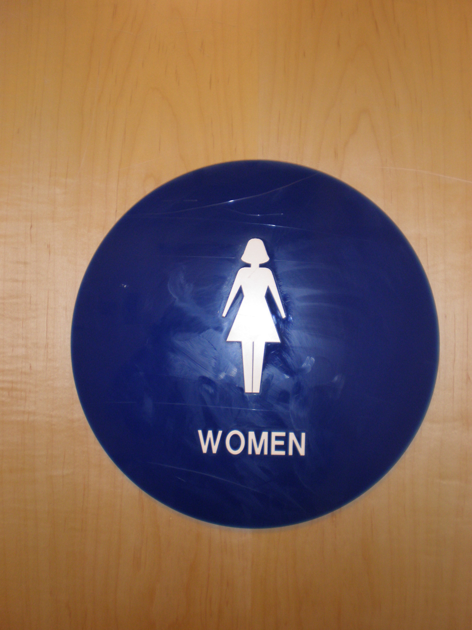 women restroom sign