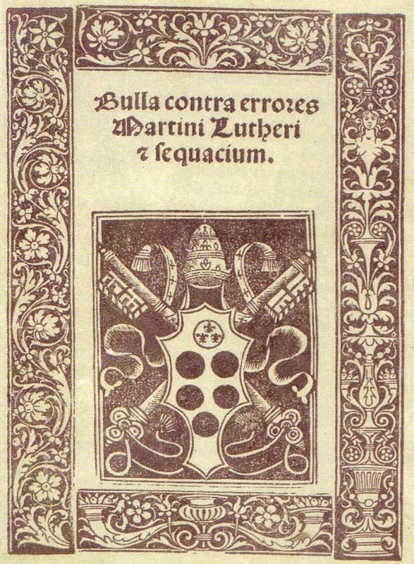 Liste de bulles pontificales (du XVI eme siècle à nos jours) Bulla-contra-errores