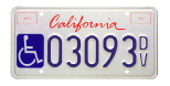 File:California Disabled Veteran license plate 1994.gif