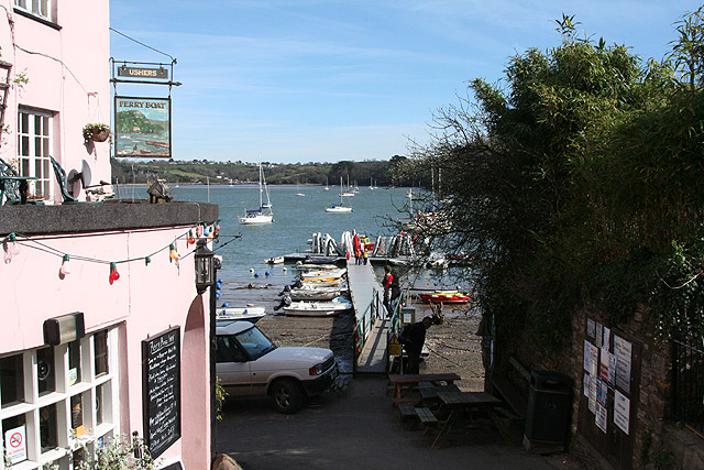 File:Dittisham, by the Ferry Boat inn - geograph.org.uk - 731166.jpg