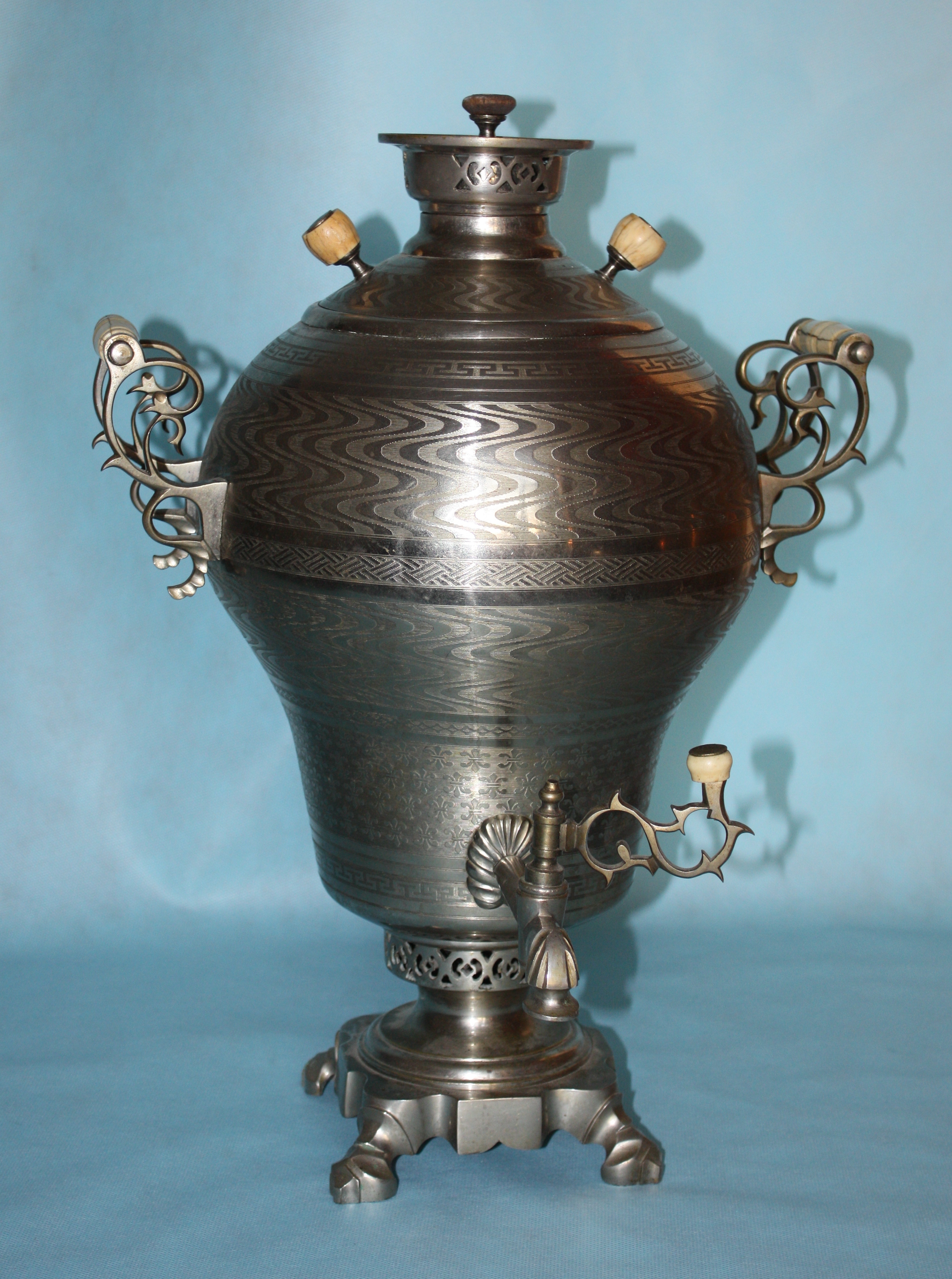 TURKISH COPPER ELECTRIC SAMOVAR, 3 LT