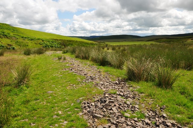 File:Garroch Water valley - stony path - geograph.org.uk - 1407249.jpg