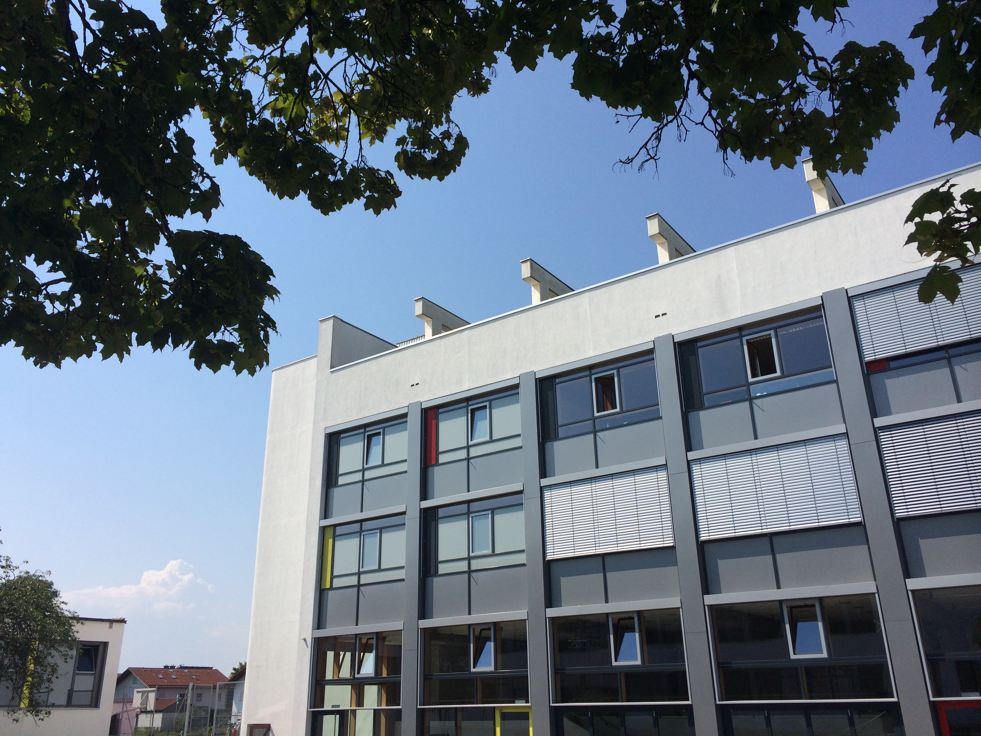 Hochbau des Gymnasium Grafing im Sommer 2014