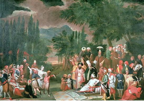 Hunting Party with the Sultan Jean Baptiste Vanmour 18th century