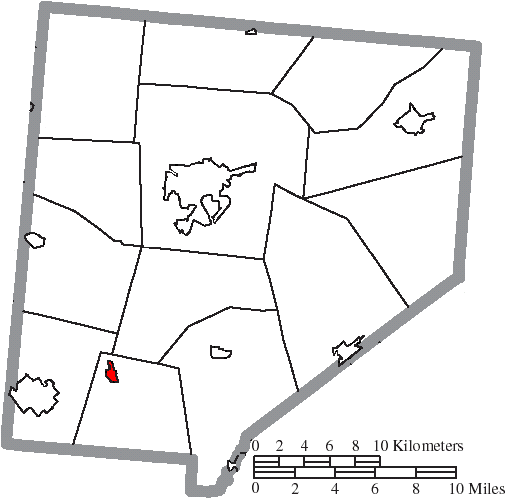 File:Map of Clinton County Ohio Highlighting Midland Village.png