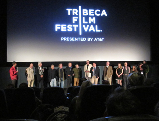 After the premiere of a documentary film at the 2015 Tribeca Film Festival, subjects and creators onstage