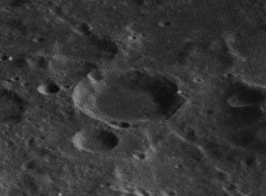 Oblique view from Lunar Orbiter 3, facing south Pogson crater 3121 med.jpg