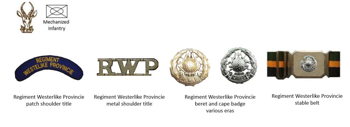 SADF era Regiment Westerlike Provincie insignia SADF era Regiment Westerlike Provincie insignia.jpg