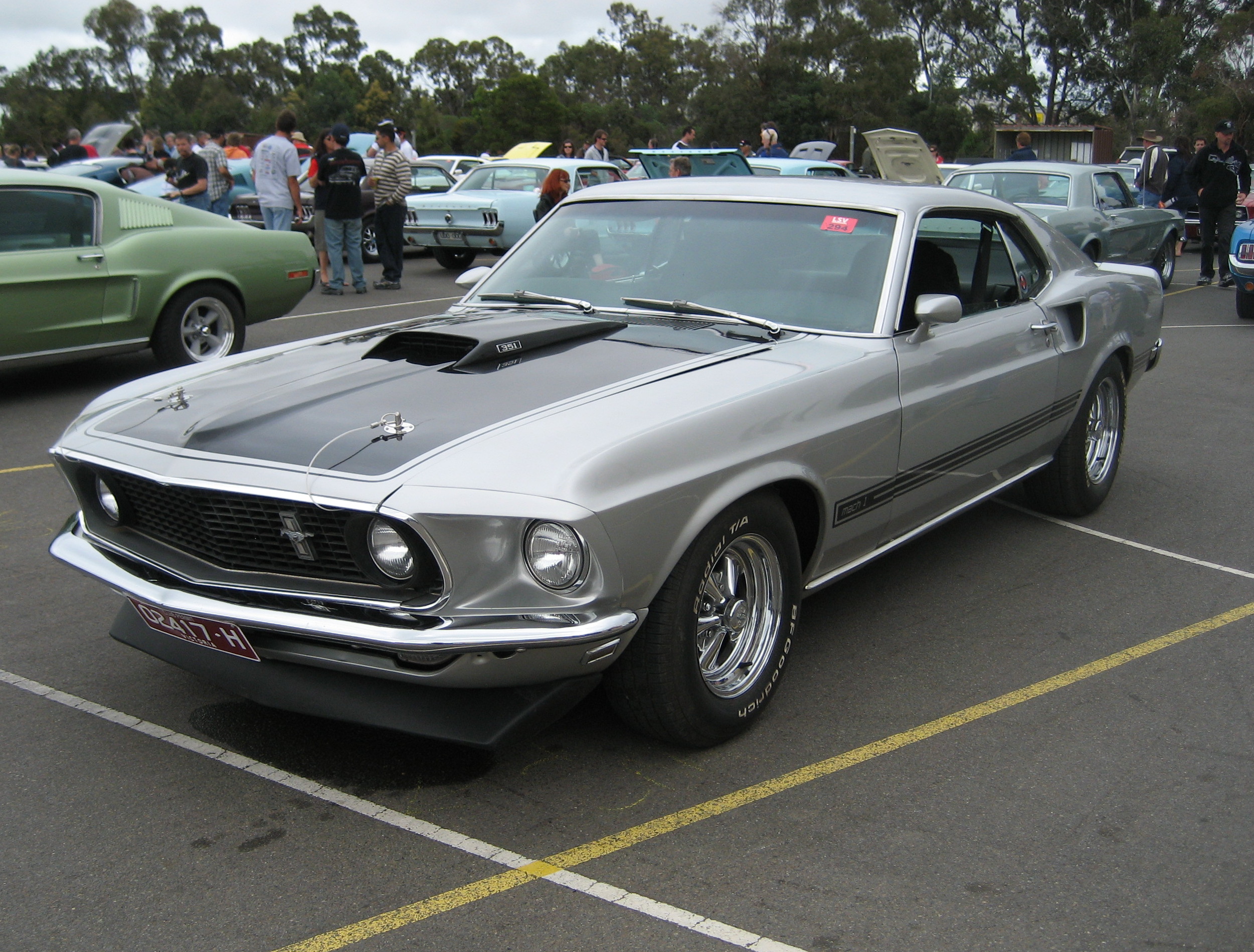 1969 Ford mustang mach 1 sportsroof #2