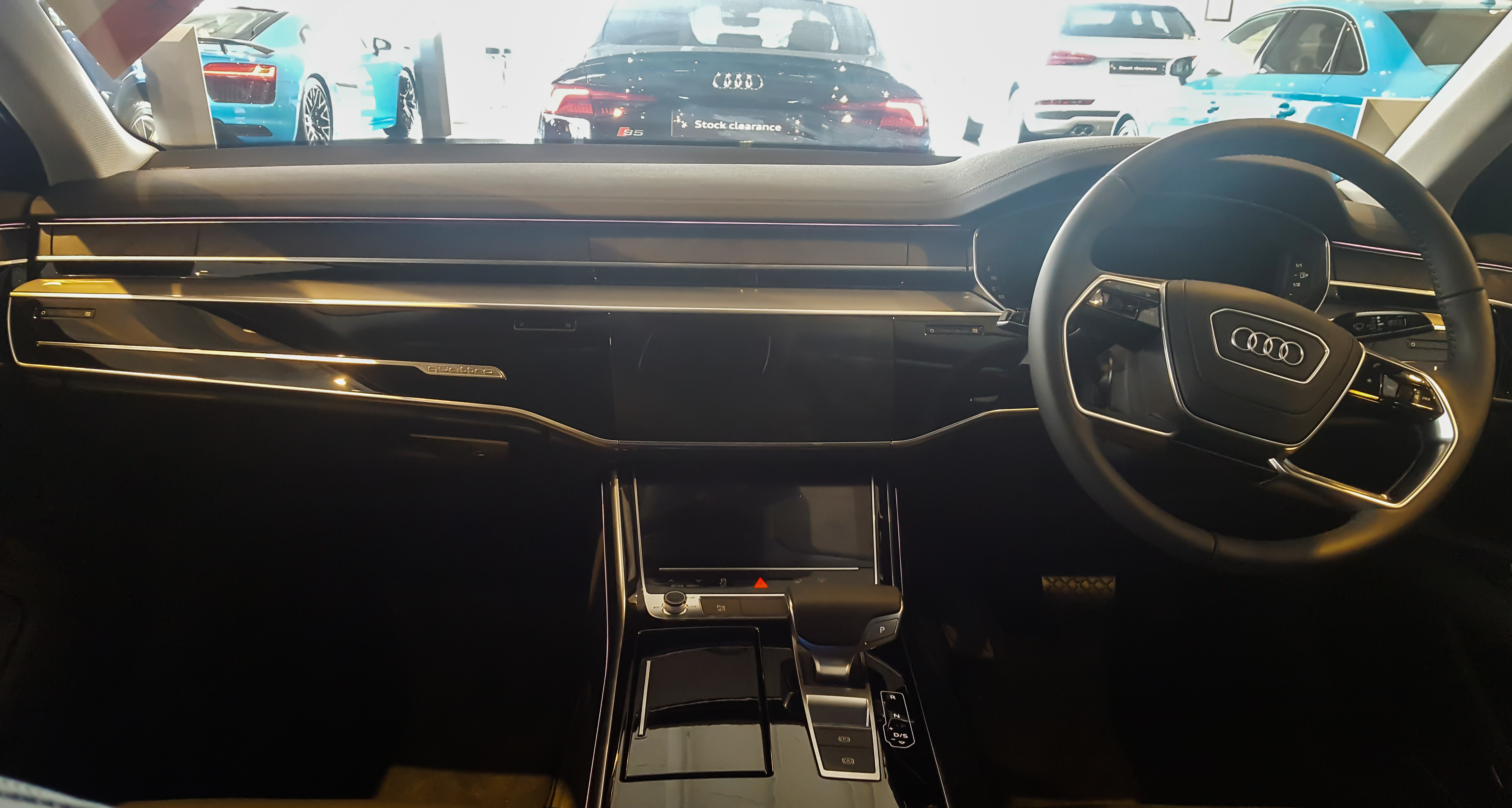 File 2018 Audi A8 55 Tfsi Quattro Interior Jpg Wikimedia