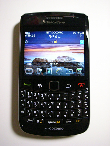 Blackberry Blod  9780 docomo