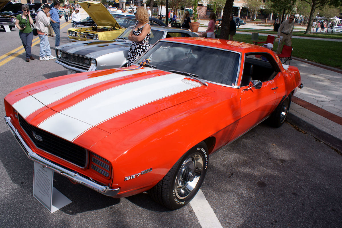 Chevrolet Camaro 1969 красный Драгстер