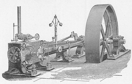 File:Corliss engine, showing valvegear (New Catechism of the Steam Engine, 1904).jpg