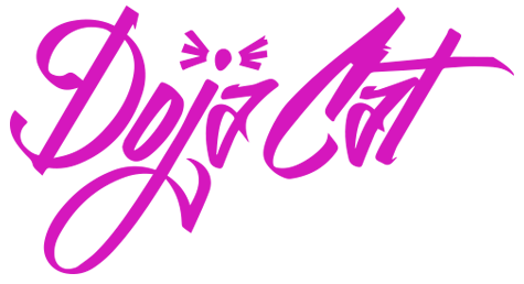 purple cat logo with name