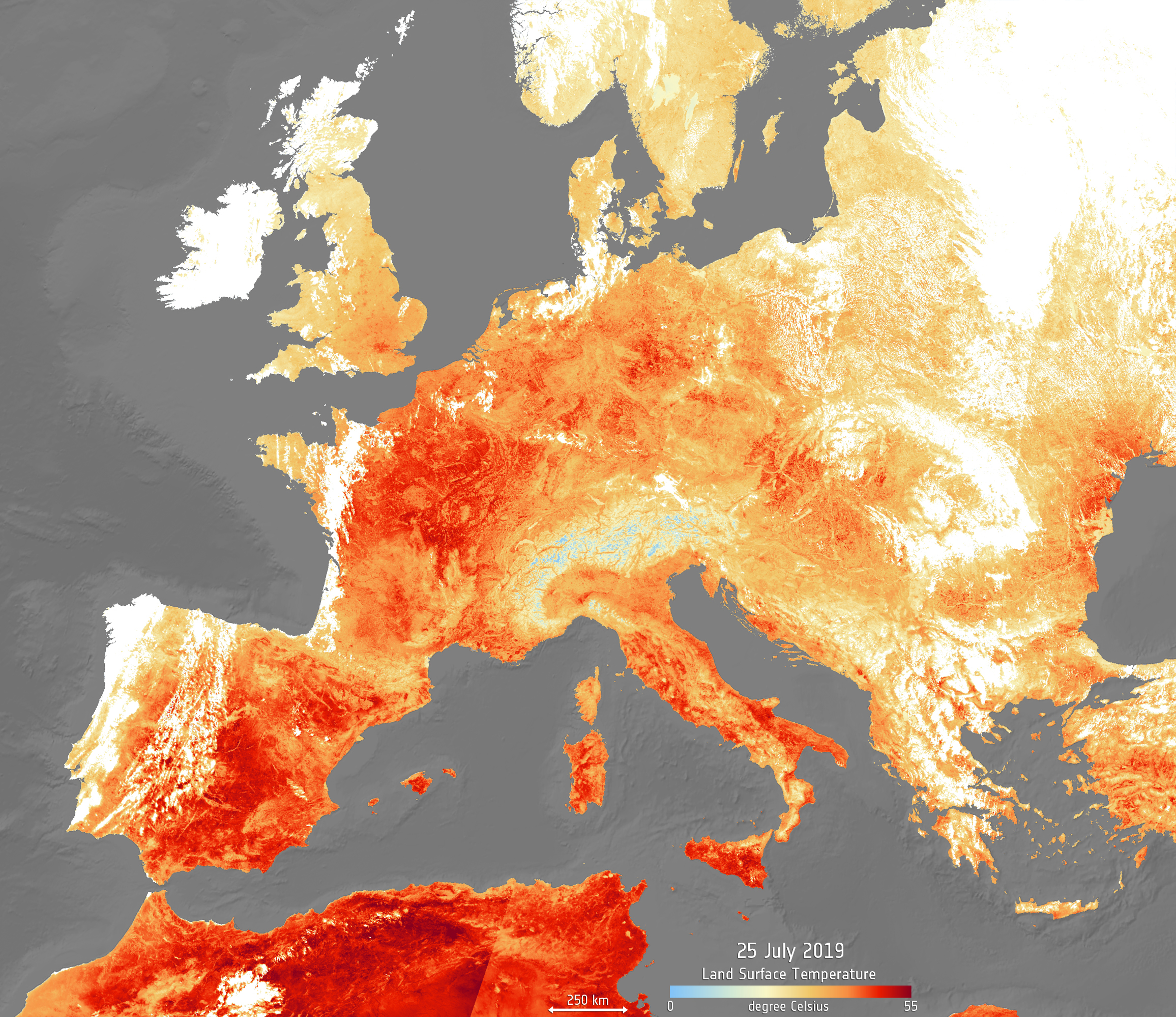 A Heat Wave In Southern Europe Generates Health