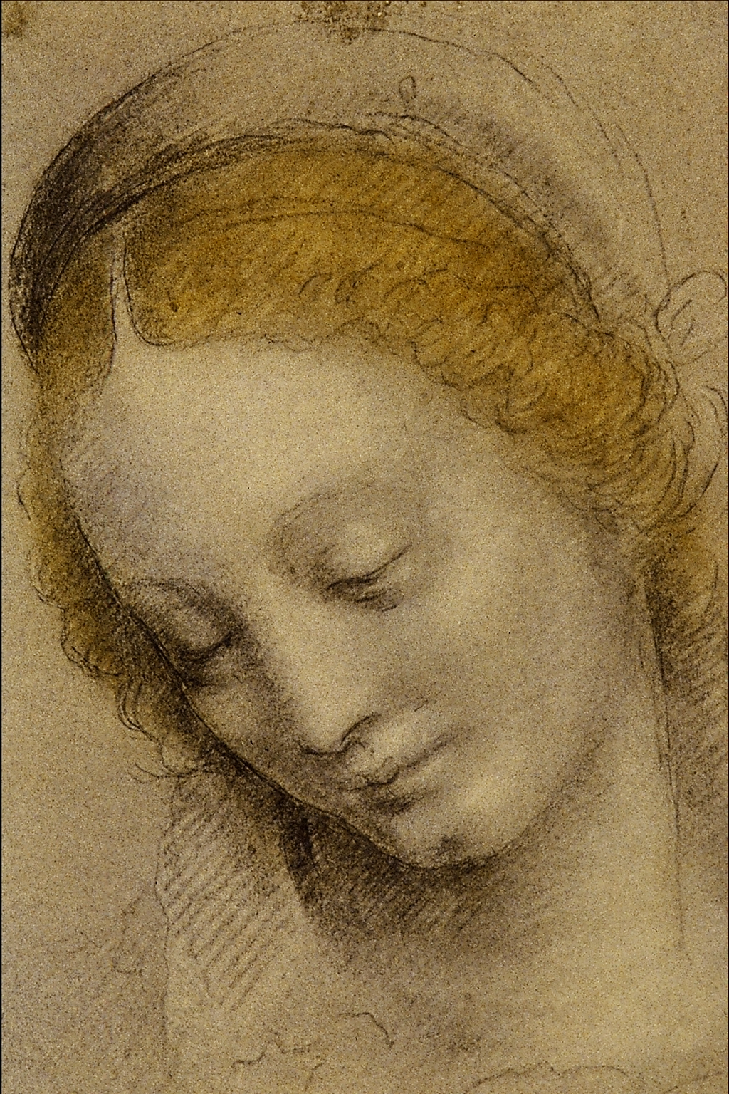 Картины Леонардо да Винчи сангиной