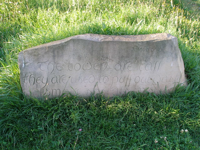 Inscribed stone at Cowpen Bewley, County Durham, England