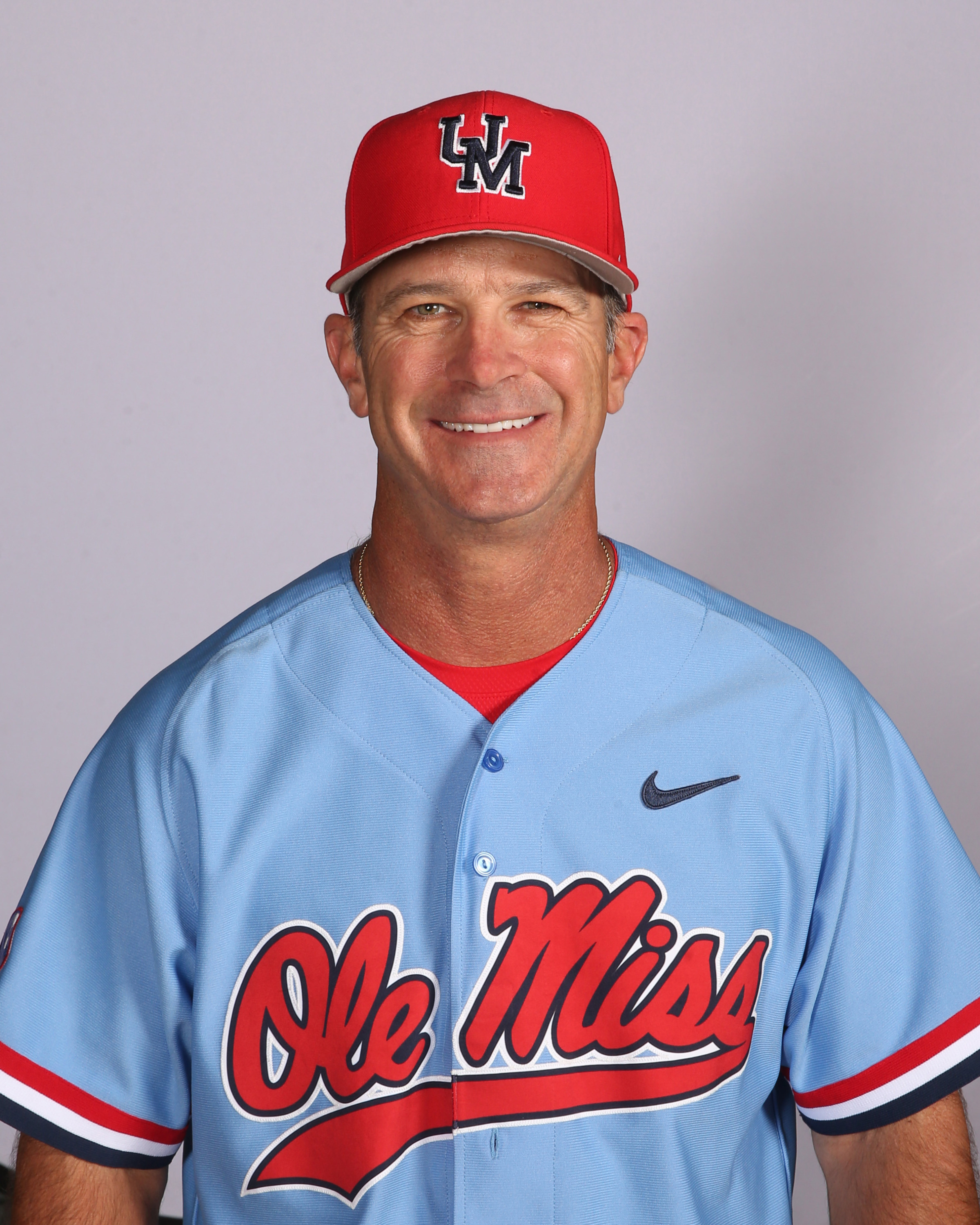 ole miss red baseball jersey