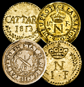 Napoleonic coins were minted in 1813 in Kotor