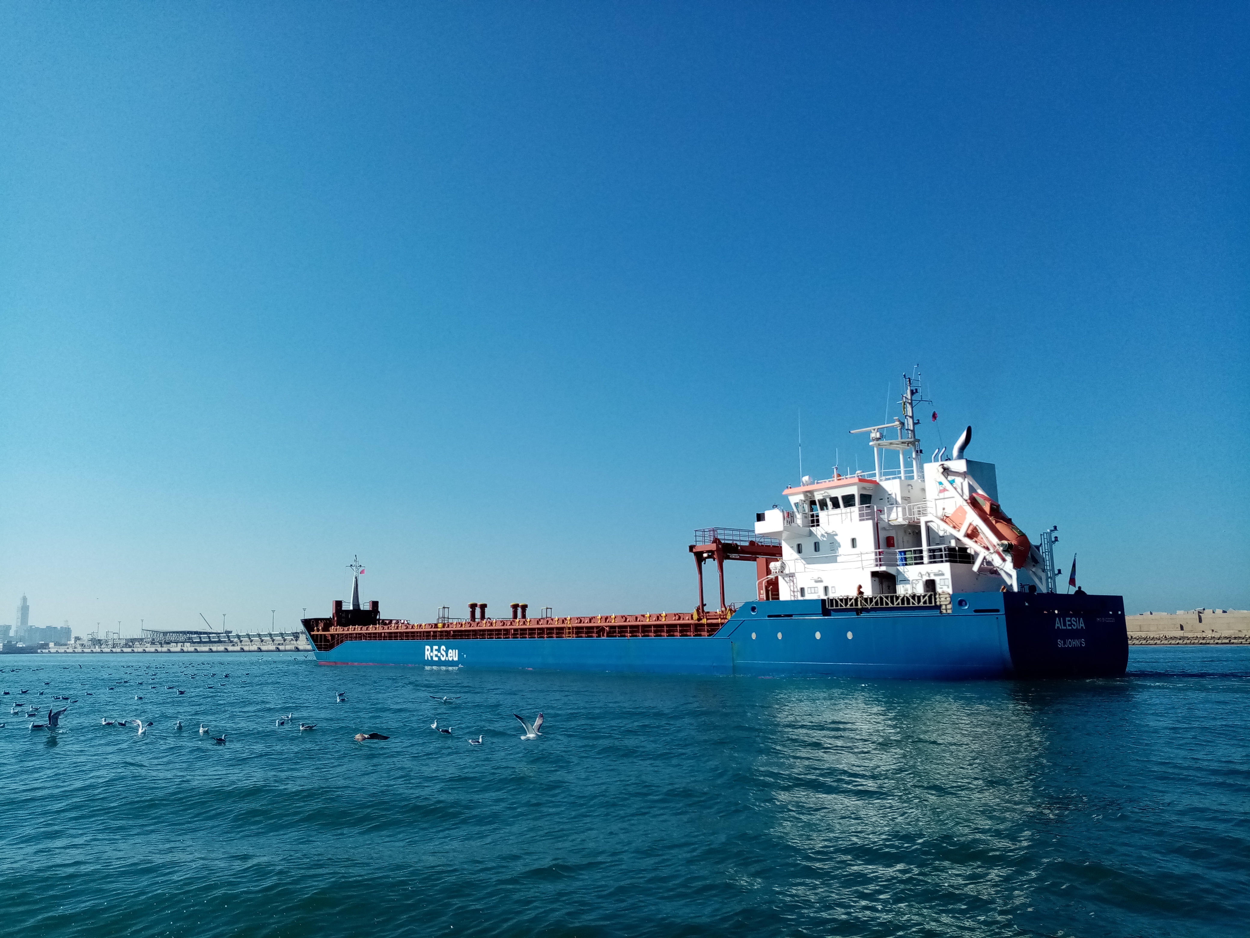 Судно утес. Dry Cargo ship.